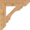 Ekena Millwork Olympic Slat Smooth Bracket, Western Red Cedar, 5 1/2"W x 28"D x 28"H BKT06X28X28OLY06SWR - alternate 2